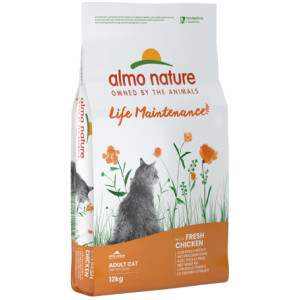 Almo Nature Life Maintenance verse kip kattenvoer 2 x 12 kg afbeelding