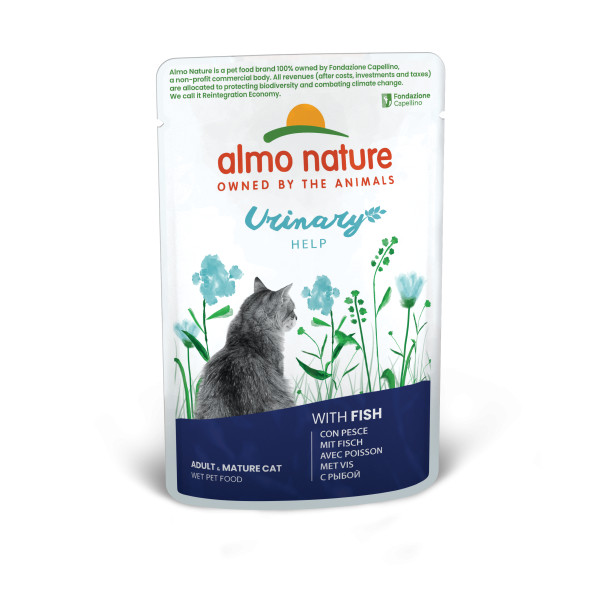 Almo Nature Almo Nature Urinary Help met vis natvoer kat (70 g) 30 x 70 g