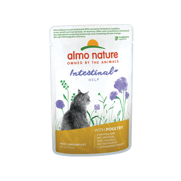 Almo Nature Almo Nature Intestinal Help met gevogelte natvoer kat (70 g) 30 x 70 g
