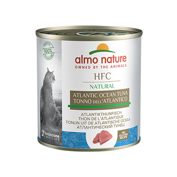 Almo Nature Almo Nature HFC Natural Atlantische tonijn natvoer kat (280 g) 12 x 280 g