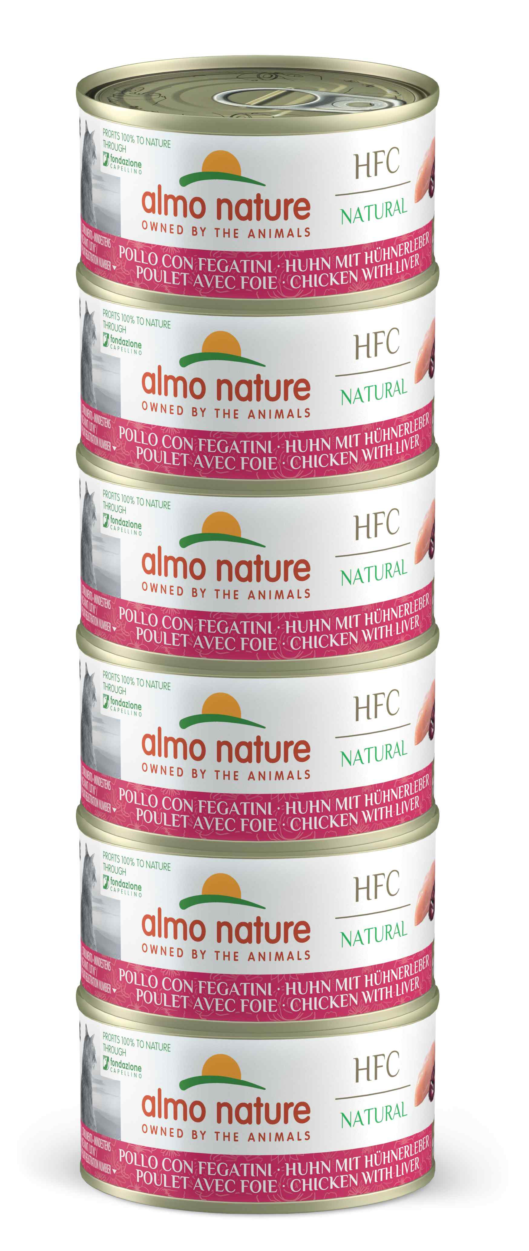 Almo Nature HFC Natural Combipack B Kip 24x70 gr