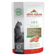 Almo Nature HFC Natural Kip met Garnalen (55 gram) 12 x 55 g