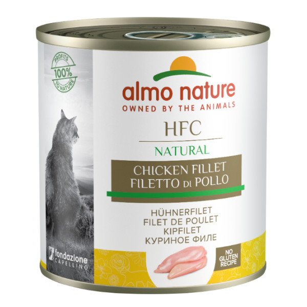 Almo Nature Almo Nature HFC Natural kipfilet natvoer kat (280 g) 12 x 280 g