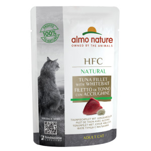 Almo Nature HFC Natural tonijn met ansjovis natvoer kat (55 g) 24 x 55 g afbeelding