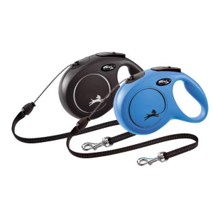 Flexi rollijn black design cord roze