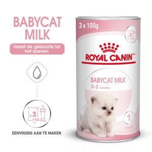 Royal Canin Babycat Milk kittenmelk 4 x 300 g afbeelding