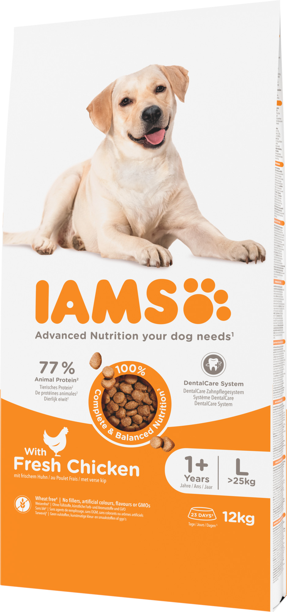 Iams for Vitality Adult Large Kip hondenvoer