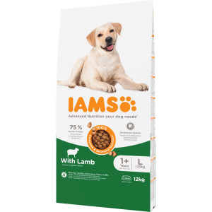 Iams for Vitality Adult Large met lam hondenvoer 2 x 12 kg afbeelding