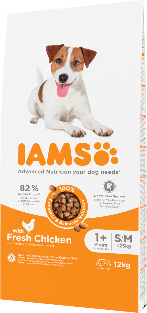 Iams for Vitality Adult Small & Medium Kip hondenvoer