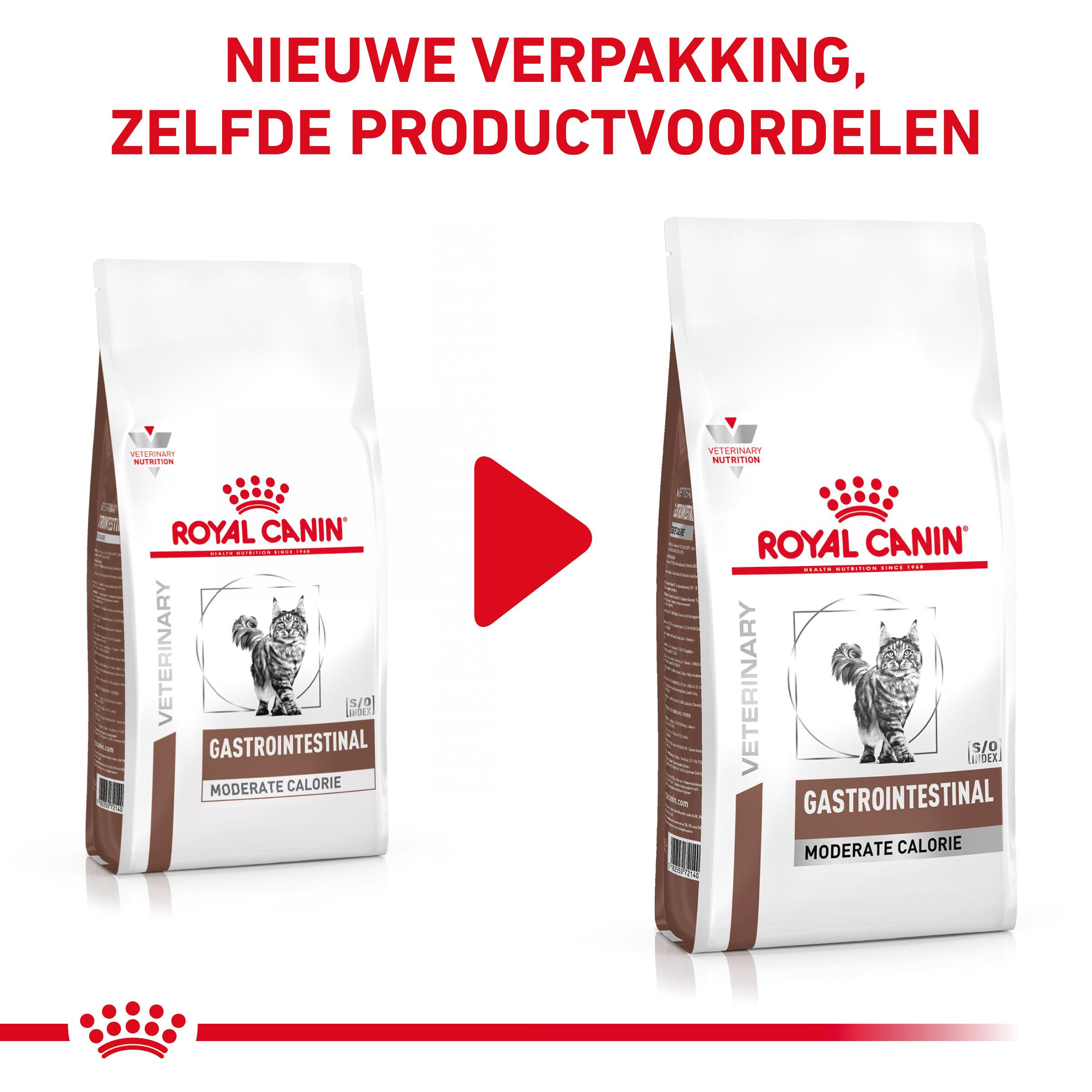 Royal Canin Veterinary Diet Gastro Intestinal Moderate Calorie kattenvoer