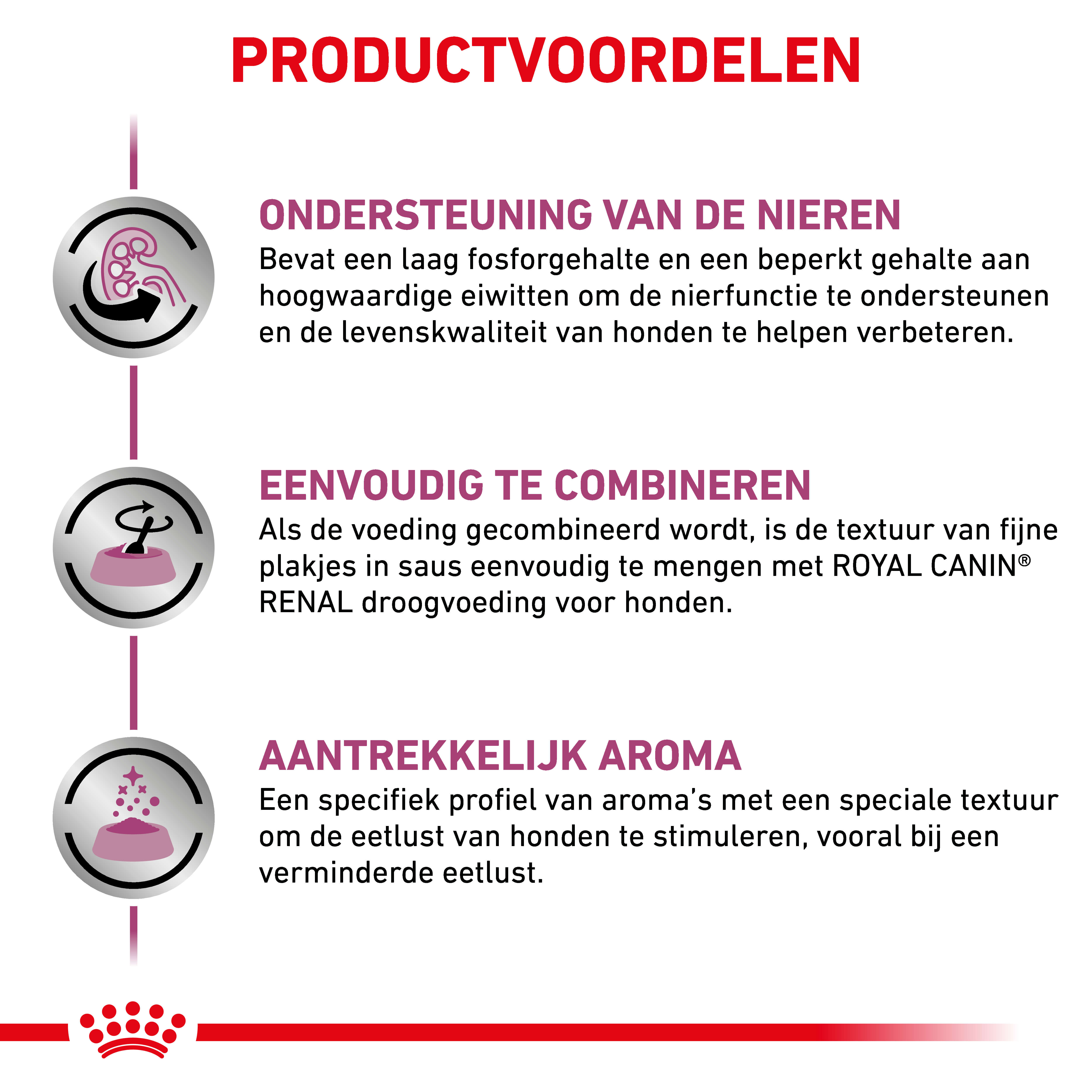Royal Canin Veterinary Renal natvoer hond (zakjes)