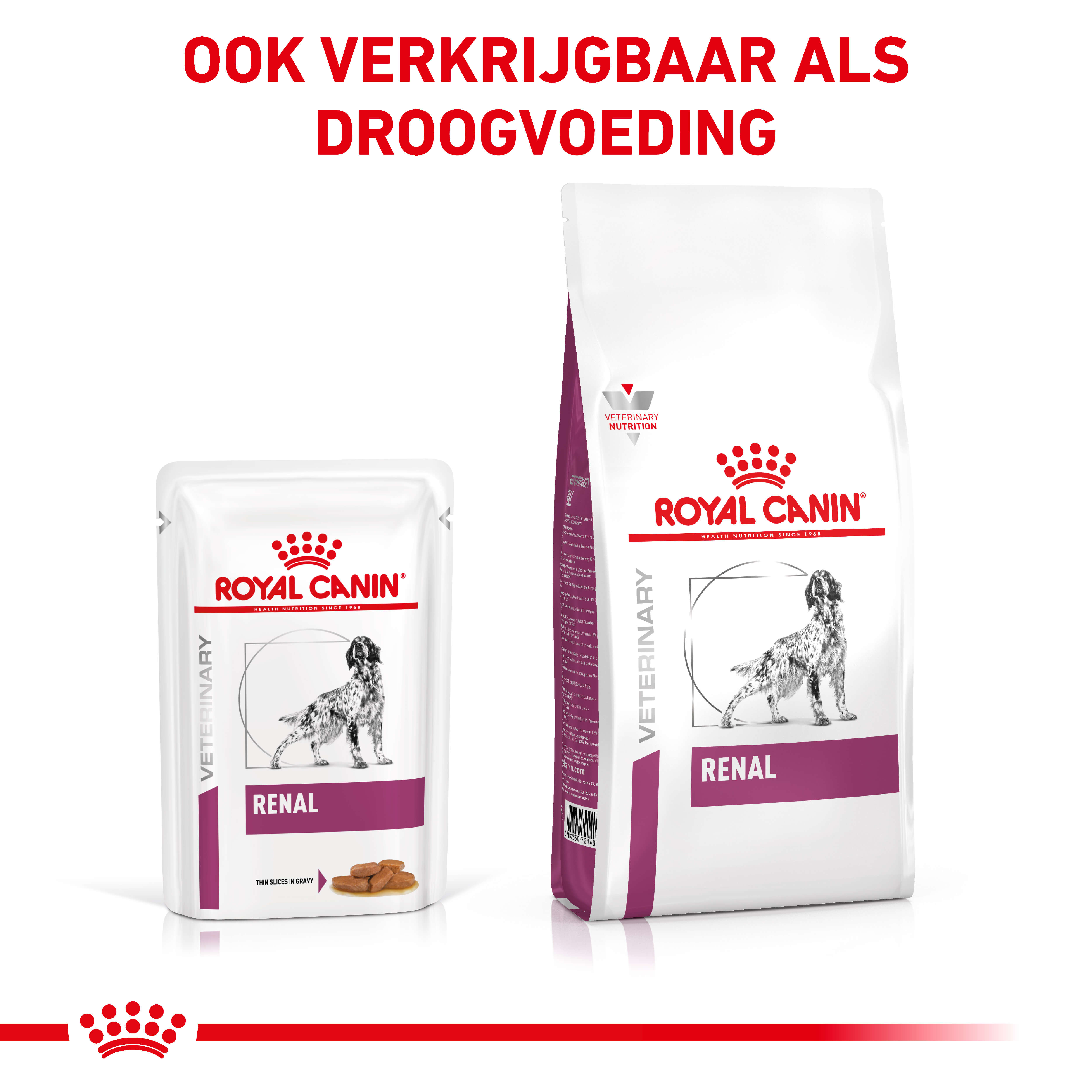 Royal Canin Veterinary Renal natvoer hond (zakjes)