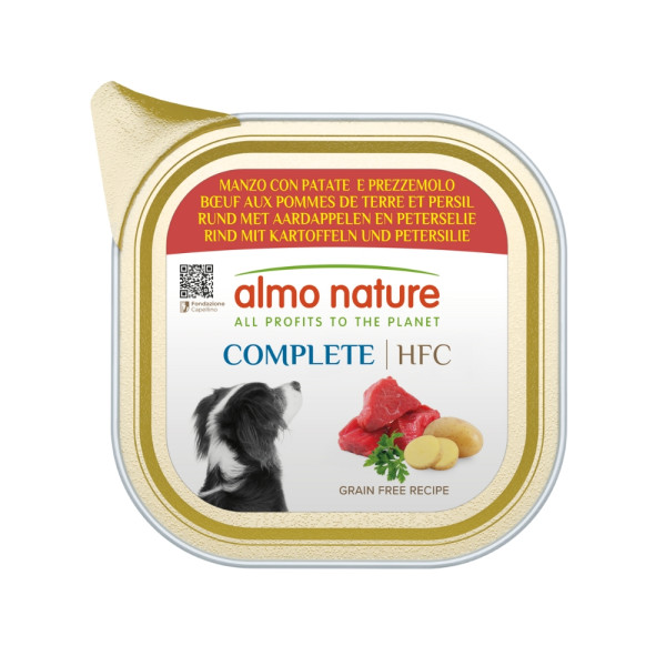 Almo Nature Almo Nature HFC Complete rund met aardappel natvoer hond (150 g) 22 x 150 g