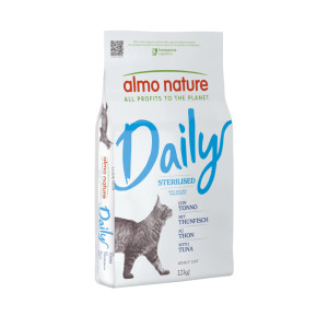 Almo Nature Daily Sterilised met tonijn kattenvoer 12 kg afbeelding