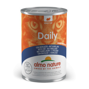 Almo Nature Daily met kabeljauw natvoer kat (400 g) 400 g