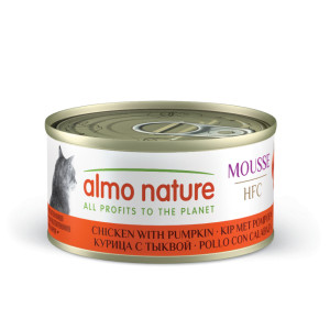 Almo Nature HFC Mousse kip met pompoen natvoer kat (70 g) 24 x 70 g