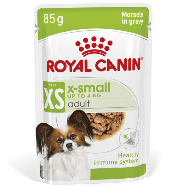 Royal Canin Royal Canin X-Small Adult natvoer hond (in saus) 4 dozen (48 x 85 g)