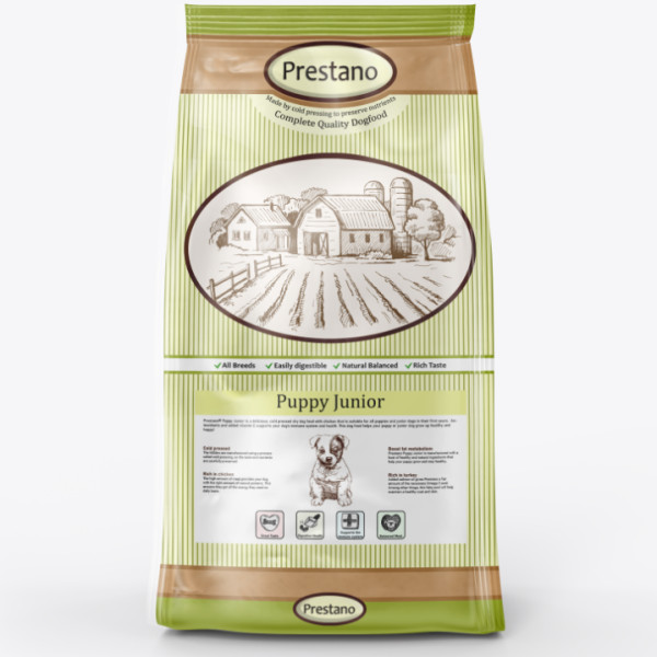 Prestano Prestano Puppy Junior hondenvoer 12 kg