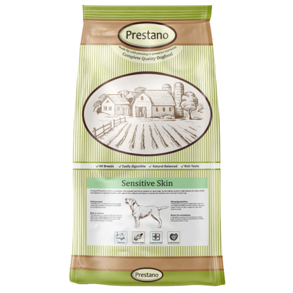 Prestano Prestano Sensitive Skin hondenvoer 2 x 12 kg