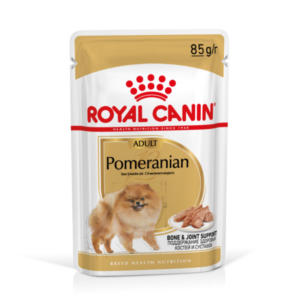 Royal Canin Royal Canin Adult Pomeranian natvoer hond (paté) 1 doos (12 x 85 g)