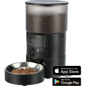 Trixie voederautomaat TX-C Smart - 3 liter - interactief met camera Per stuk afbeelding