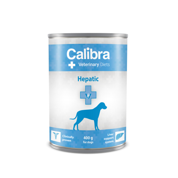 Calibra Calibra Veterinary Diets Hepatic natvoer hond 24 x 400 g