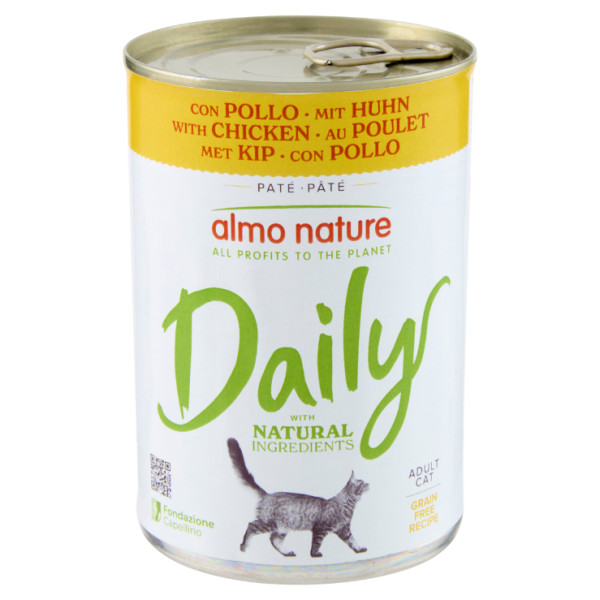 Almo Nature Almo Nature Daily met kip natvoer kat (400 g) 24 x 400 g