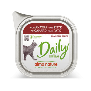 Almo Nature Daily met eend natvoer kat (100 g) 32 x 100 g afbeelding