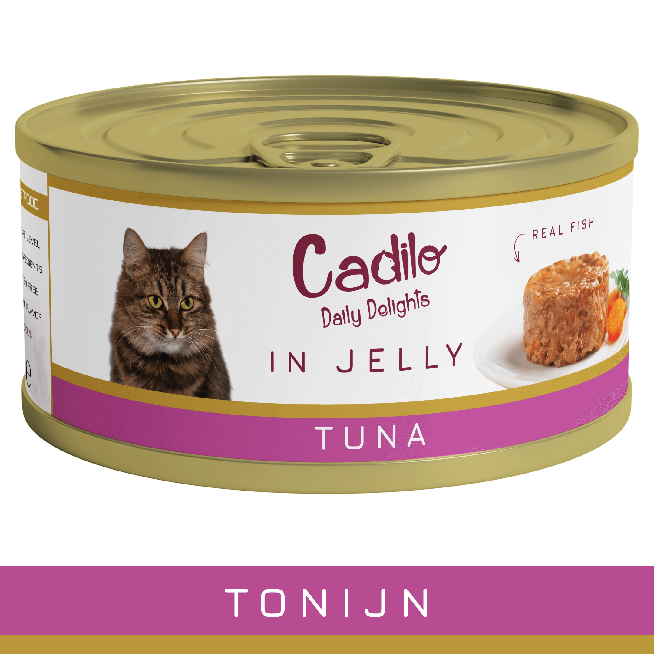 Cadilo Daily Delights - tonijn in gelei - natvoer kat (70 g)