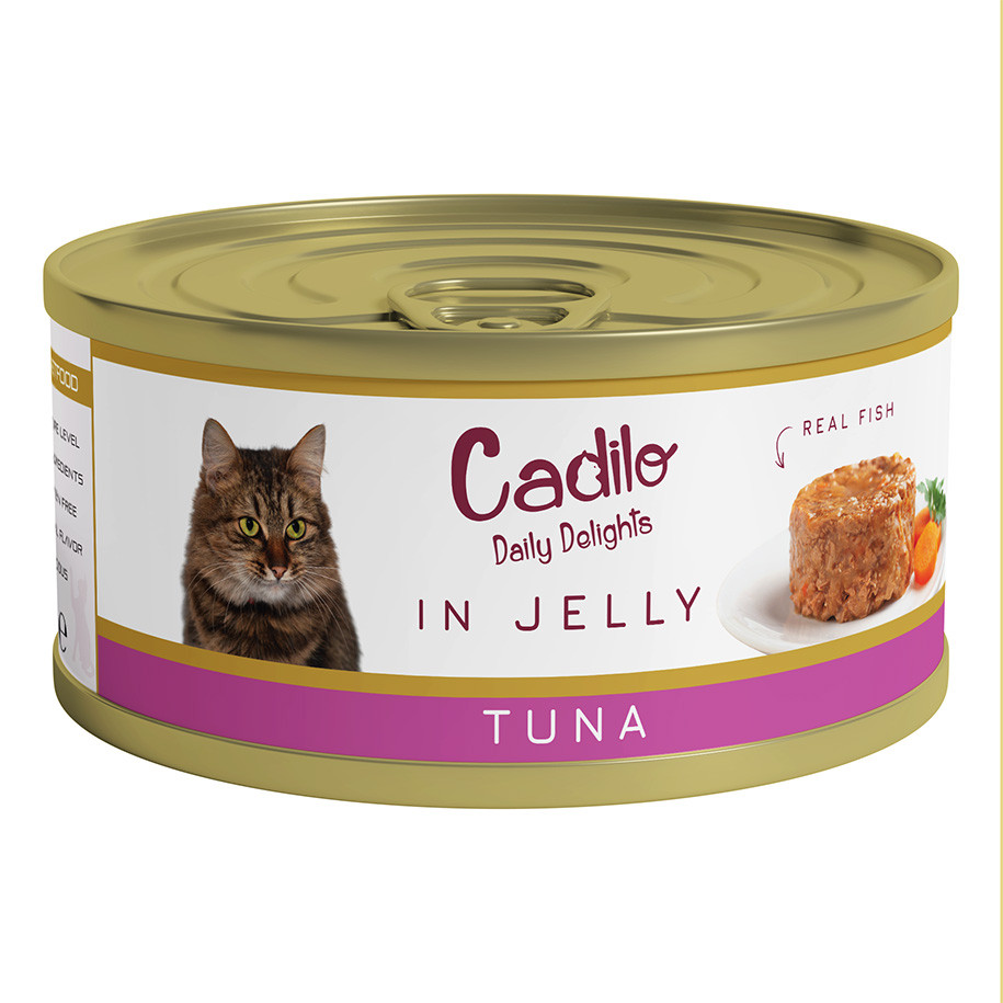 Cadilo Daily Delights - tonijn in gelei - natvoer kat (70 g)
