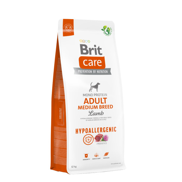 Brit Brit Care Hypoallergenic Adult Medium Breed hondenvoer 12 kg