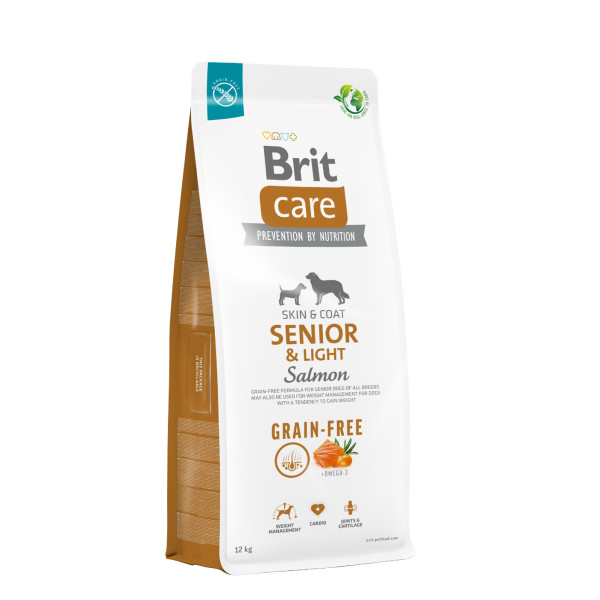 Brit Brit Care Senior & Light graanvrij hondenvoer 2 x 12 kg