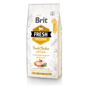 Brit Great Life Adult verse kip met aardappelen hondenvoer 2 x 12 kg afbeelding