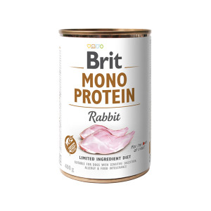 Brit Mono Protein konijn natvoer hond 12 x 400 g afbeelding