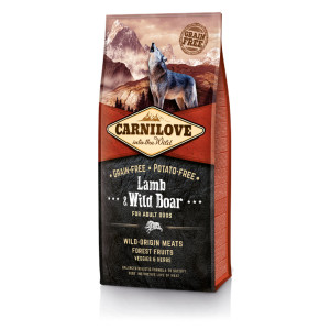 Carnilove Adult met lam & wild zwijn hondenvoer 2 x 12 kg afbeelding
