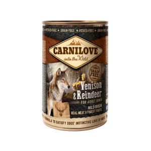 Carnilove hert met rendier natvoer hond (blik) 12 x 400 g afbeelding
