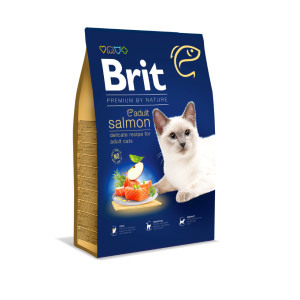 Brit Premium by Nature Adult zalm kattenvoer 2 x 8 kg afbeelding