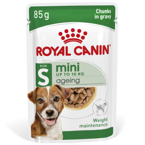 Royal Canin Mini Ageing natvoer hond 1 doos (12 x 85 g) afbeelding