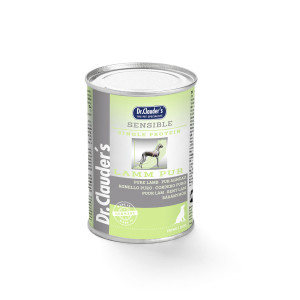 Dr. Clauder&apos;s Sensible puur lam natvoer hond 6 x 400 g afbeelding