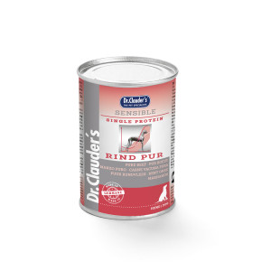 Dr. Clauder&apos;s Sensible puur rund natvoer hond 6 x 400 g afbeelding