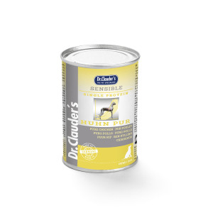 Dr. Clauder&apos;s Sensible puur kip natvoer hond 6 x 400 g afbeelding