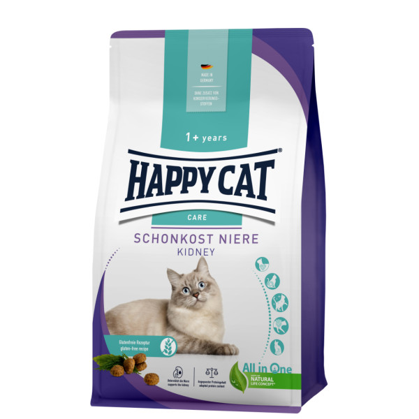 Happy Cat Happy Cat Adult Sensitive Schonkost Niere (nierdieet) kattenvoer 2 x 4 kg