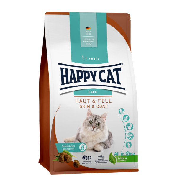 Happy Cat Happy Cat Adult Sensitive Haut & Fell (huid vacht) kattenvoer 4 kg