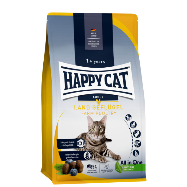 Happy Cat Happy Cat Adult Culinary Land Geflügel (met gevogelte) kattenvoer 2 x 10 kg