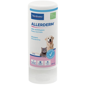 Virbac Allerderm shampoo alle vachttypen voor hond en kat 3 x 250 ml afbeelding
