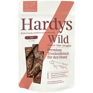 Hardys Pure dry meat strips wild hondensnack 8 x 100 g afbeelding
