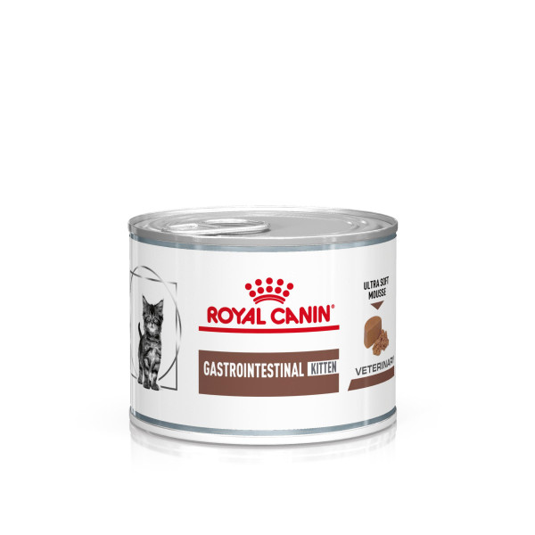 Royal Canin Royal Canin Veterinary Gastrointestinal Kitten natvoer kat (mousse) 2 trays (24 x 195 g)