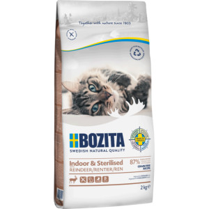 Bozita Indoor & Sterilised graanvrij kattenvoer 2 kg afbeelding