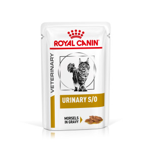 Royal Canin Veterinary Urinary S/O Morsels in Gravy natvoer kat 8 dozen (96 x 85 g) afbeelding