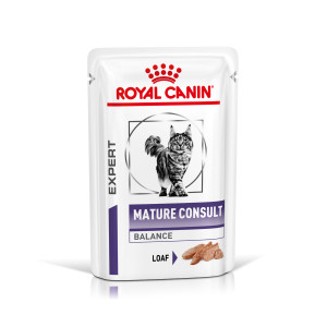 Royal Canin Expert Mature Consult Balance natvoer kat 1 doos (12 x 85 g)